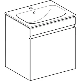 Geberit Renova Plan 60x62,2x48cm, Kor/Fr. la. mt/WT weiß