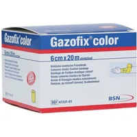 BSN Medical Gazofix color Fixierbinde gelb 20m x6cm