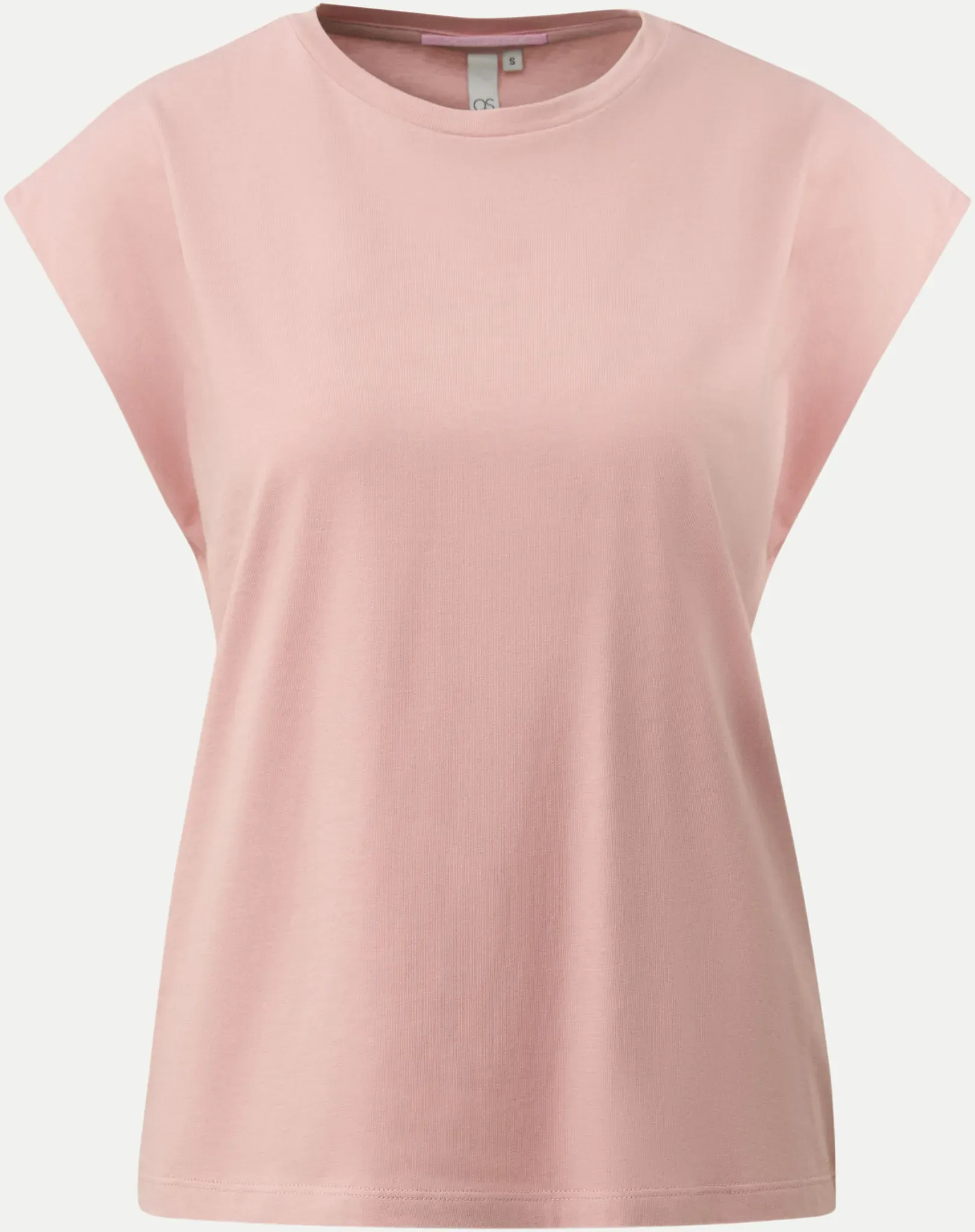 T-Shirt mit überschnittener Schulter Rosa XS