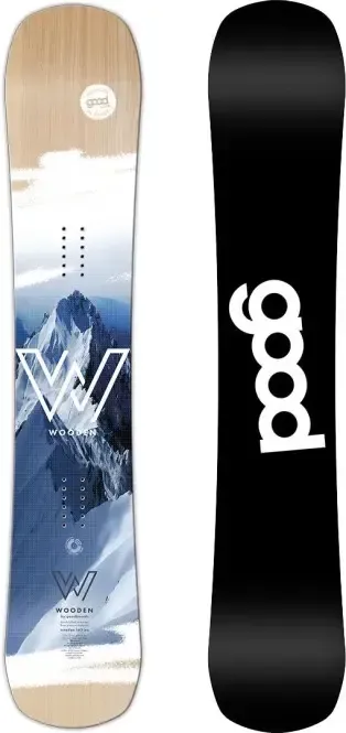 GOODBOARDS WOODEN WIDE Snowboard 2026 - 163XW