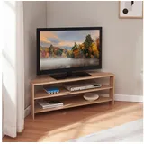 [en.casa] Berg Lowboard 110 x 41,5 x 36 cm Braun Spanplatte