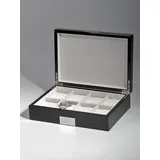 Rothenschild Uhrenbox Rothenschild Uhrenbox RS-2022-8BL fuer 8 Uhren black schwarz