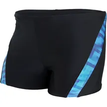 Aquarti Badehose Jungen Schwimmhose Schwarz/Blau 164