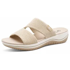Jana Pantolette beige Gold H-Weite
