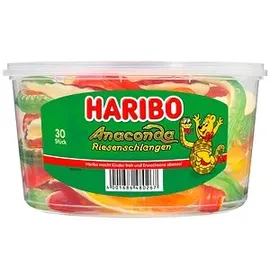 HARIBO Anaconda Riesenschlangen Fruchtgummi 1,2 kg, 30 St.