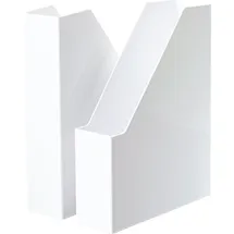 HAN Stehsammler i-LINE – 2 STÜCK, eleganter, moderner High-End Stehsammler für Hefte, Zeitschriften und Mappen bis Format DIN A4/C4, weiß, 16501-12