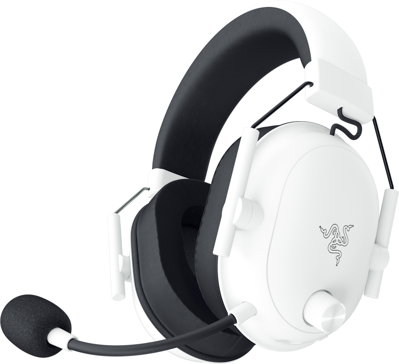 Razer Blackshark V2 HyperSpeed White Edition - kabelloses Gaming Headset mit 70 Stunden Akku-Laufzeit, USB-C, Ultra leichte 280g