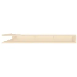 OutInFire Ecklüftungsgitter für Kamin 95x800x450 - Loft Angle rechts creme