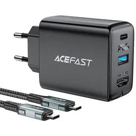 ACEFAST 2in1 Wandladegerät mit Kabel) Schwarz