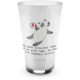 Mr. & Mrs. Panda Glas Panda Handball spielen - Geschenk, Latte Macchiato, Handball Turnier, Cappuccino Glas, Sportart, Cappuccino Tasse, Sport,