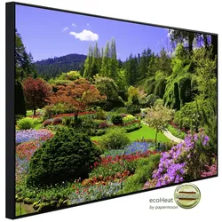 papermoon Infrarotheizung »EcoHeat - Butchart Gardens«, Matt-Effekt - bunt