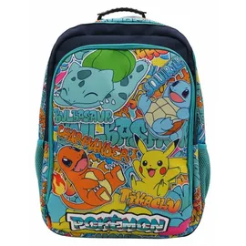 Pokémon Rucksack Schulrucksack 35x16x43cm mit Seitentaschen