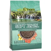 Wildborn Soft Jewel 1 kg getreidefreies Hundefutter mit 75% frischem Huhn & Fisch | extra Soft Hundefutter mit hohem Fleischanteil | getreidefreie Rezeptur aus Deutschland