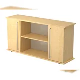 Hammerbacher Hammerbacher-Sideboard 2 Türen 166cm RE Ahorn/Ahorn-VSB2T/3/3/RE