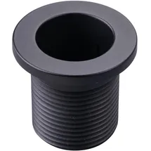 Fackelmann Rosette zum Schrauben Schwarz Ø 25 mm