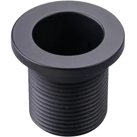 Fackelmann Rosette zum Schrauben Schwarz Ø 25 mm