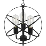 vidaXL 3-flg. 30 cm Kugel schwarz