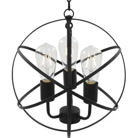 vidaXL 3-flg. 30 cm Kugel schwarz