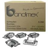Bandimex Schlaufe V2A 9,5mm-3/8", 100 Stück