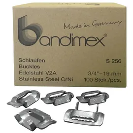 Bandimex Schlaufe V2A 9,5mm-3/8", 100 Stück