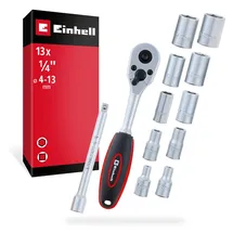 Einhell Umschaltknarren- und Stecknuss-Set 13-tlg.