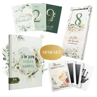 Eulentaler EULENTALER® Sparset "Mein erstes Jahr" I Babytagebuch, Meilensteinkarten,