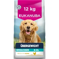 Eukanuba Overweight Hunde Diätfutter mit Huhn 12 kg
