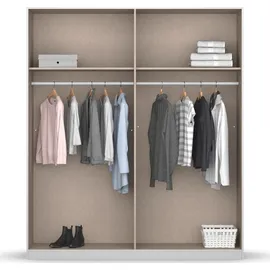 Rauch Miro 181 x 210 x 54 cm graumetallic/black oak