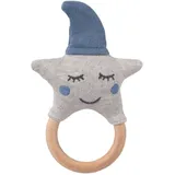 nordic coast company Baby Rassel Stern Blau/Grau