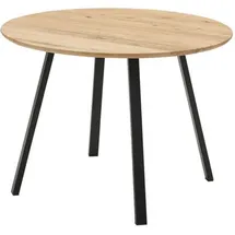 Stolkom Nils Ø 110 cm Eiche braun/schwarz