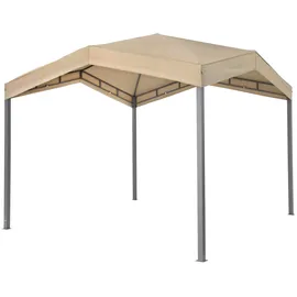 Tepro Pavillon-Ersatzdach TEPRO "für Pavillon Marabo, grau", grau (taupe), Pavillondächer, BxT: 305x305 cm