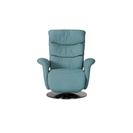 HIMOLLA Relaxsessel 7628 Leder 83 x 109 x 90 cm Türkis/Petrol mit Relax-Funktion
