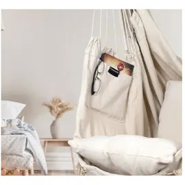 QLS Hängesessel Boho-Stil Beige