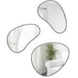 Umbra Hubba Pebble Wandspiegel, Titan