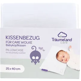 Träumeland T040411 Kissenbezug für Babykopfkissen Wolke,Weiß