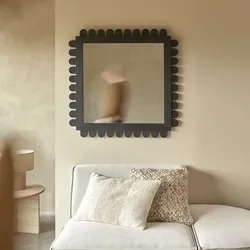 Spiegel Luca aus Mindiholz 92 x 92 cm