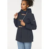 Polarino Softshelljacke mit Kapuze, für Übergangszeiten, atmungsaktiv, winddicht, wasserabweisend Gr. 46, marine, , 45977736-46