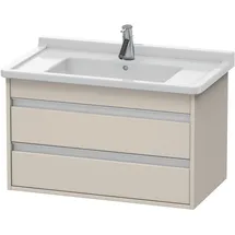Duravit Waschtischunterschrank 2 Auszüge 80 x 48 x 45,5 cm Taupe Matt
