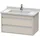 Duravit Waschtischunterschrank 2 Auszüge 80 x 48 x 45,5 cm Taupe Matt