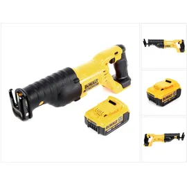 DeWalt DCS 380 18 V Akku Säbelsäge Reciprosäge + 1 x DCB 182 4,0 Ah Li-Ion Akku