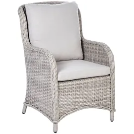 Beliani Gartenset 7-tlg. Beige/Grau