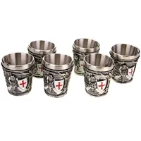 Vogler joh. vogler gmbh 6er Set Shotglas Kreuzritter, aus