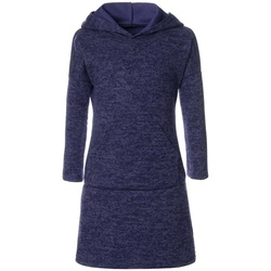 BEZLIT Blusenkleid Mädchen Pullover-Kleid mit Kapuze (1-tlg) Kängurutasche blau 158