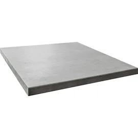 OPTIFIT Arbeitsplatte OPTIFIT "Luzern", grau (oxid grau), B:280cm H:3,8cm T:60cm, Spanplatte, Tischplatten, 38 mm stark, Tiefe 60 cm, große Auswahl an Breiten