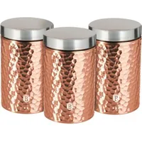 Berlinger Haus Aufbewahrungsset BH-6727 3 Stück Roségold/Silber/Orange