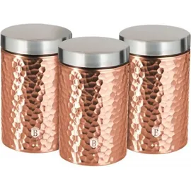 Berlinger Haus Aufbewahrungsset BH-6727 3 Stück Roségold/Silber/Orange