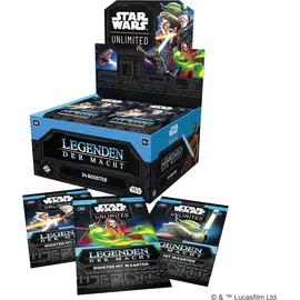 fantasyflightgames Star Wars Unlimited Legenden der Macht Booster Display