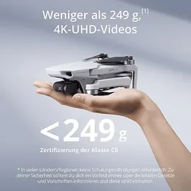 DJI Mini 4K Mini-Kameradrohne, Grau