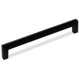 SO-TECH® Möbelgriff Bügelgriff BLACKLINE I schwarz matt, Schrankgriff aus Aluminium (1-St), Bohrlochabstand (BA) 160 mm, inkl. M4 Befestigungsschrauben schwarz Bohrlochabstand: 160 mm