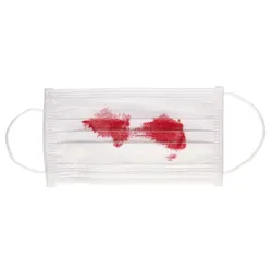 Blutige Mund-Nase Maske - OS